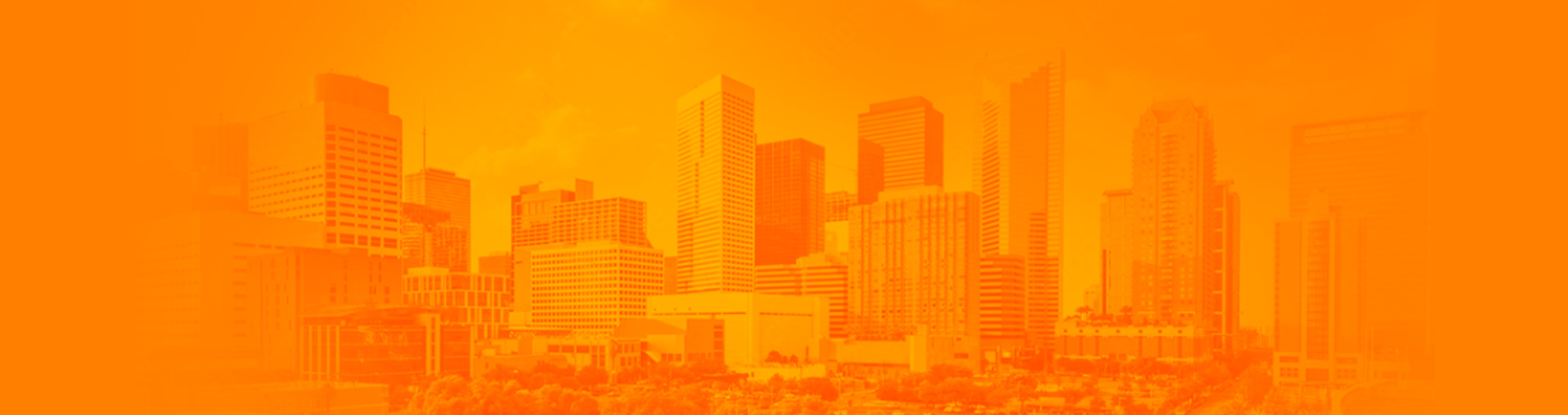 Downtown Houston skyline at sunset with highways and business district, highlighting themes from Houston Business Roundtable – Summer 2025 | vcfo